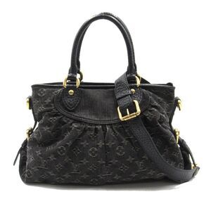Louis Vuitton Neo Cabby MM Shoulder Bag Canvas Denim Monogram